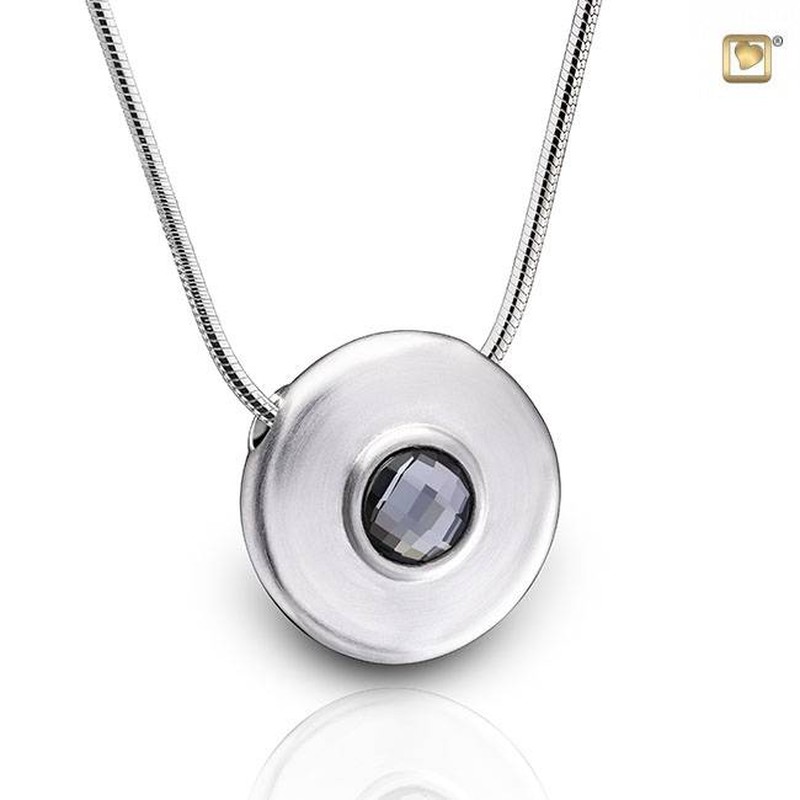 Treasure medallion rond met Swarovski