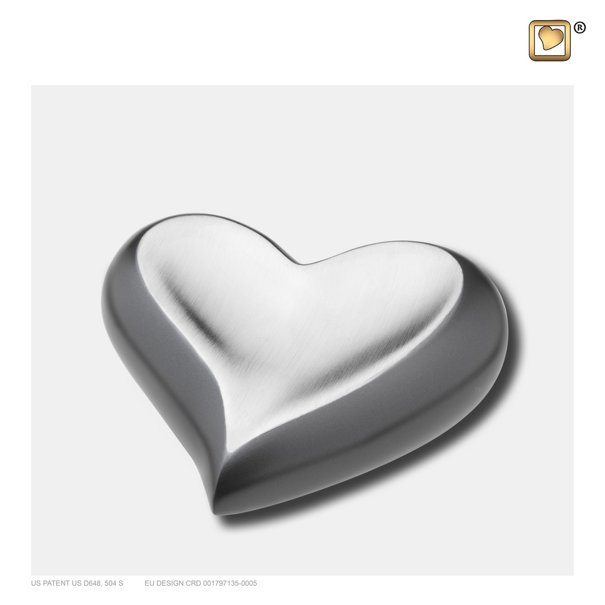 Heart keepsake Slate&Bru Pewter