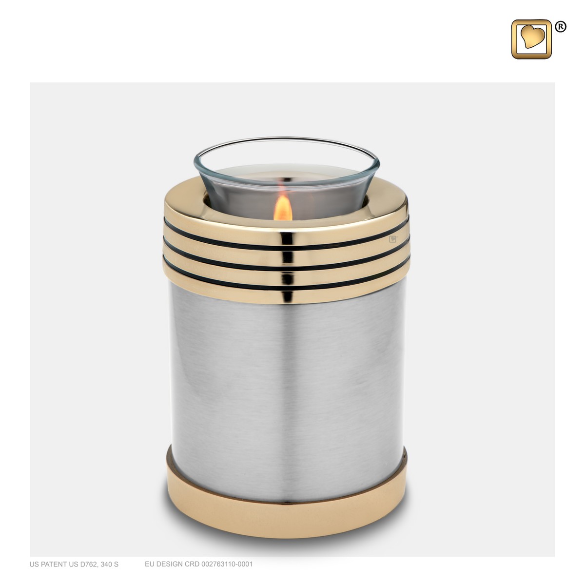 Tealight urn Bru Pewter